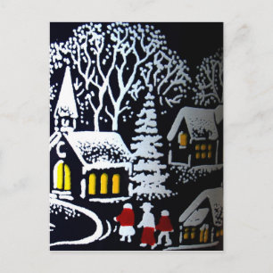 Christmas Eve Holiday Postcard