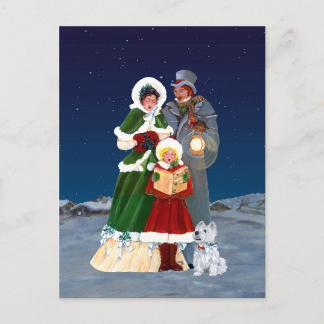 Christmas Eve Holiday Postcard (Front)