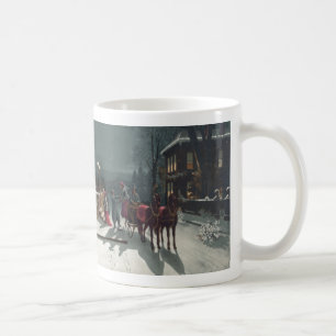 Christmas Eve in the 1800s mug