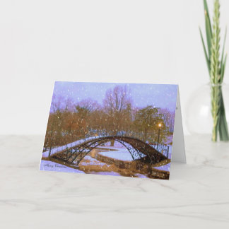 Christmas Eve in the Park Holiday Card