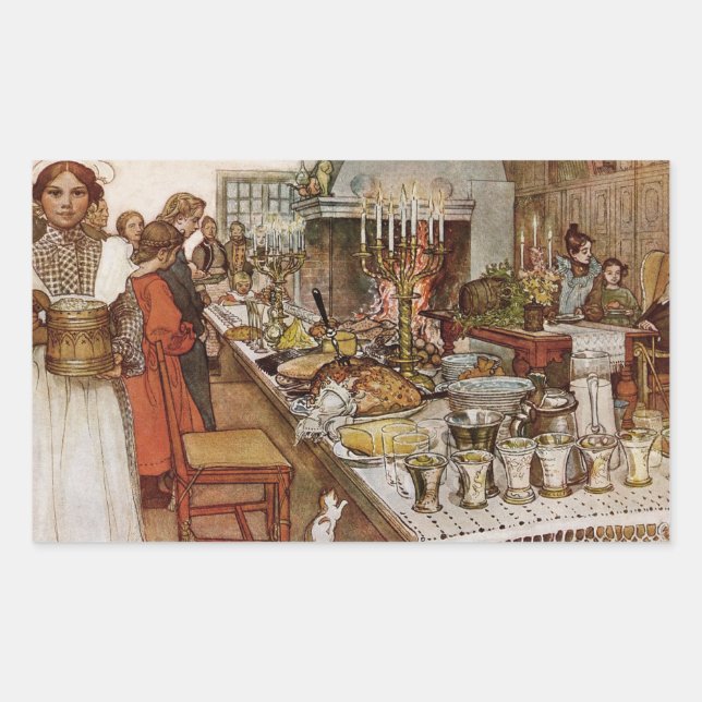 Christmas Eve Julaftonen Sticker (Front)