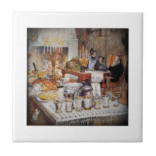 Christmas Eve Julaftonen Tile