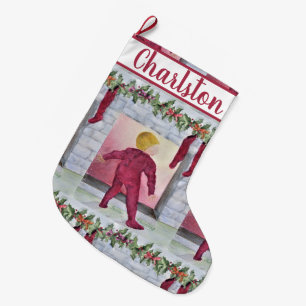 Christmas Eve Large Christmas Stocking