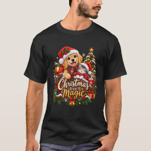 Christmas Eve Magic – Cute Dog & Cat Christmas  T-Shirt