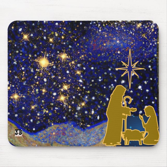 Christmas Eve Mouse Pad (Front)