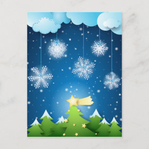 Christmas Eve, postcard
