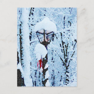 Christmas Eve Snowfall Holiday Postcard