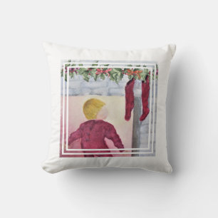 Christmas Eve Throw Pillow