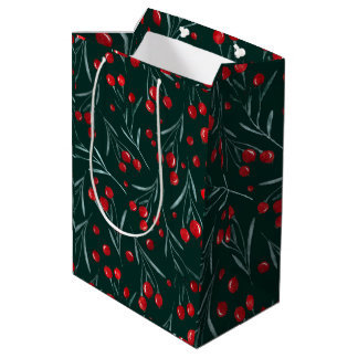 Christmas Eve - traditional christmas packaging Medium Gift Bag