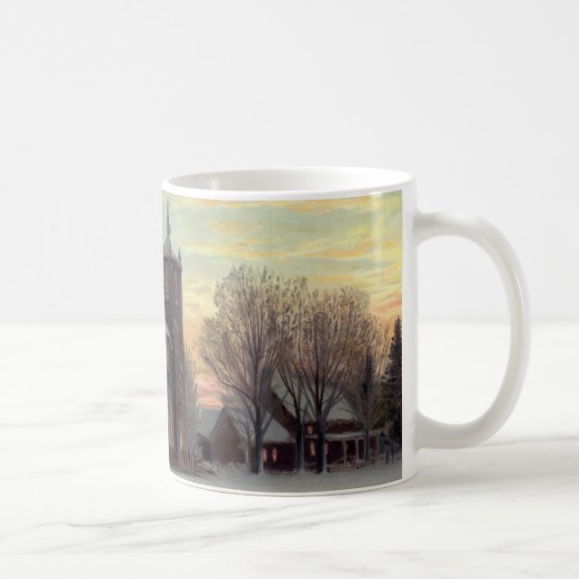Christmas Eve Winter Scene mug (Right)