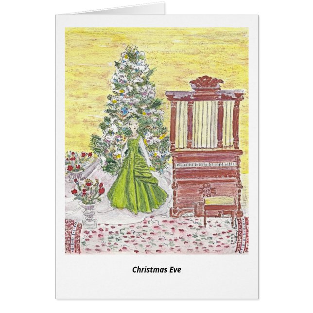 Christmas Eve with Matisse card#1 (Front)