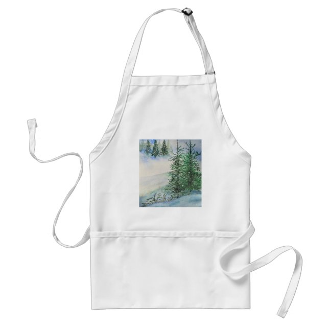 Christmas Evergreens Standard Apron (Front)