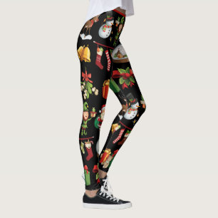 Christmas Everything Leggings Ugly Sweater Party