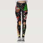 Christmas Everything Ugly Sweater Party Leggings 2