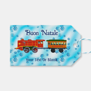 Christmas Express - Buon Natale Gift Tags