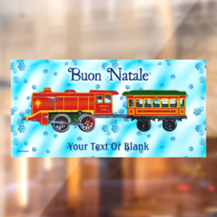 Christmas Express - Buon Natale Window Cling