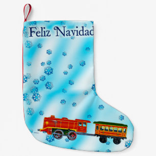 Christmas Express - Feliz Navidad Small Christmas Stocking