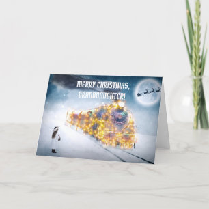 CHRISTMAS EXPRESS GRANDDAUGHTER CARD