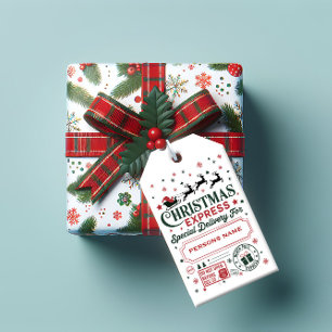 Christmas Express Special Delivery Gift Tags