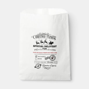 Christmas Express Special Delivery NAUGHTY Treat Favour Bag