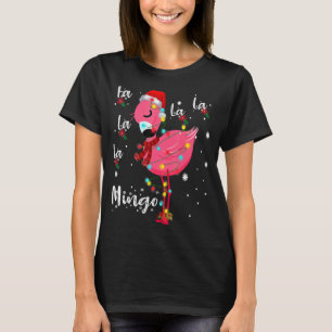 Christmas Fa La La Mingo Flamingo Cute Flamingo Te T-Shirt