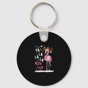 Christmas - Fa-La-La Mingo Flamingo With Christmas Keychain