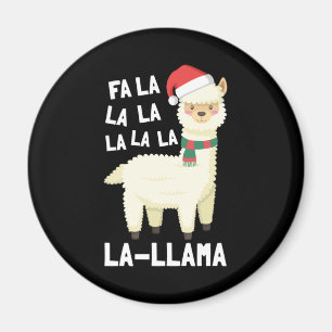 Christmas Fa La Llama Essential Magnet