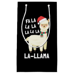 Christmas Fa La Llama Essential Small Gift Bag