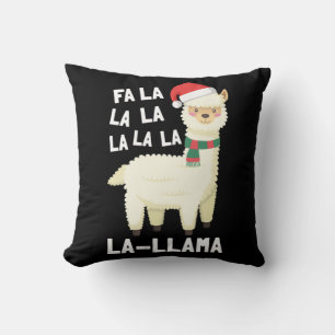 Christmas Fa La Llama Essential Throw Pillow
