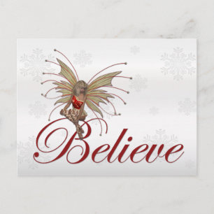 Christmas Faerie Believe 2 - Holiday Postcard