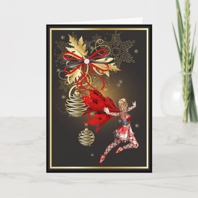 Christmas Faerie Card (Front)