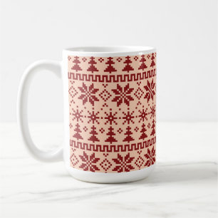 Christmas Fair Isle Coffee Mug