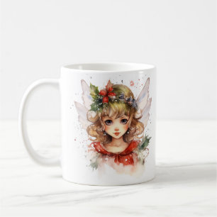 Christmas fairy coffee mug