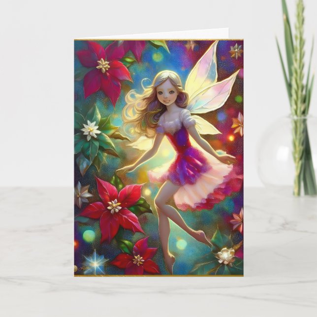 Christmas Fairy Collection - Ash Blonde Hair Card (Front)
