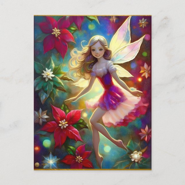 Christmas Fairy Collection - Ash Blonde Hair Postcard (Front)