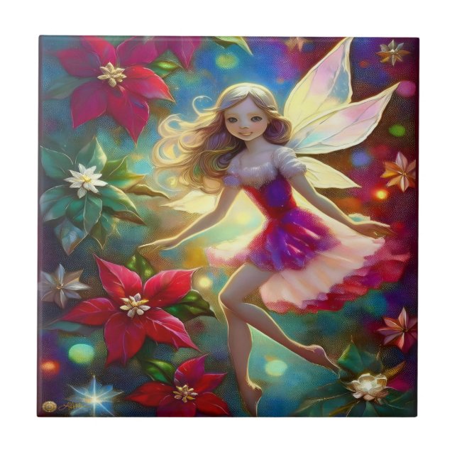 Christmas Fairy Collection - Ash Blonde Hair Tile (Front)