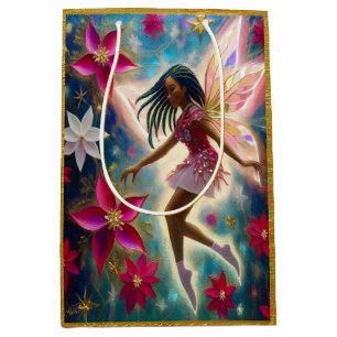 Christmas Fairy Collection - Cornrows Braids Hair Medium Gift Bag