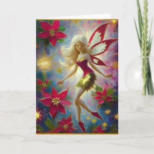 Christmas Fairy Collection - Platinum Blonde Hair Card