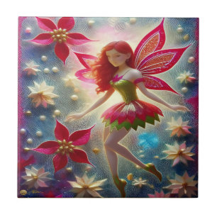 Christmas Fairy Collection - Red Hair Tile