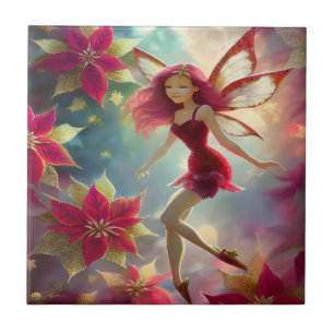 Christmas Fairy Collection - Rose Red Hair Tile