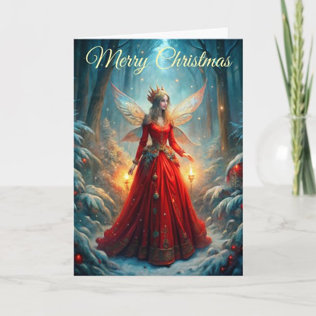 Christmas Fairy Holiday Card (Front)