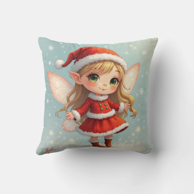 Christmas Fairy Pillows cushion (Back)