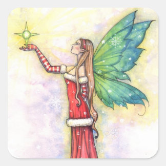 Christmas Fairy Stickers by Molly Harrison