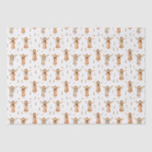 Christmas Fairytale Tissue Paper Neutral Colors