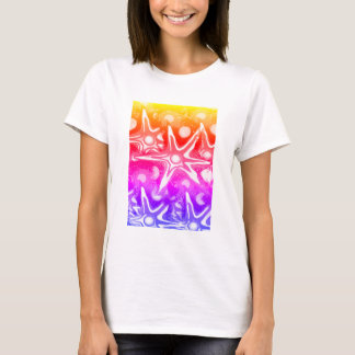 Christmas falling stars festive pretty T-Shirt