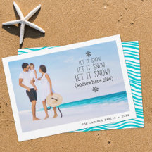 Christmas family beach vacation fun photo