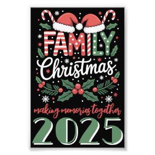 Christmas: Family Christmas 2025 Matching Outfit Photo Print
