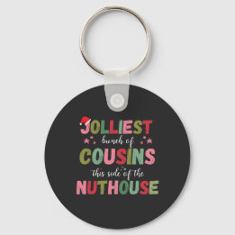 Christmas Family Cousin Reunion Matching Keychain