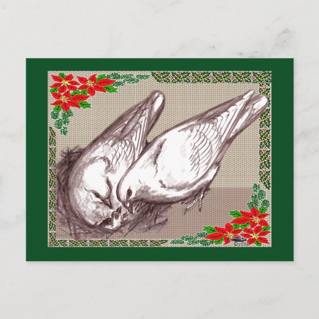 Christmas Family Holiday Postcard (Front)
