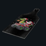 Christmas Family Matching Santa Truck Dinosaur  Cutting Board<br><div class="desc">Christmas Family Matching Santa Truck Dinosaur Boys</div>